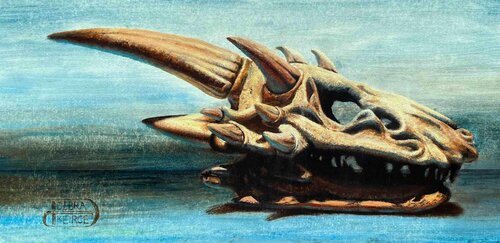There Be Dragons di Debra Keirce, Pittura in vendita su Singulart