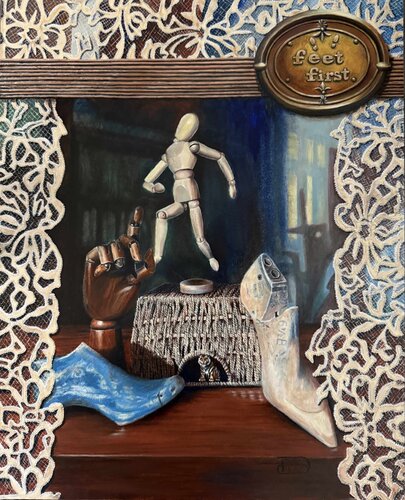Hands Down di Debra Keirce, Pittura in vendita su Singulart