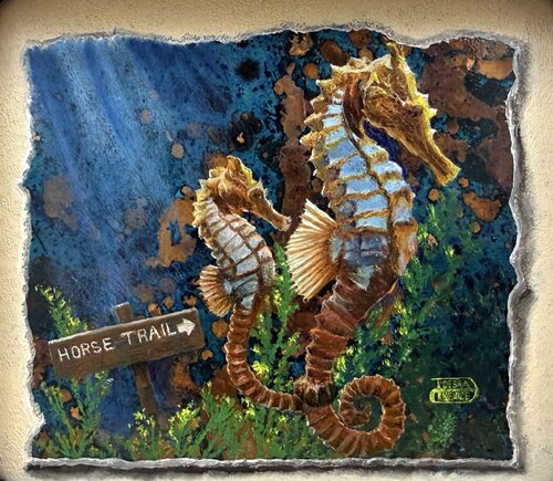 Horseback Ride di Debra Keirce, Pittura in vendita su Singulart