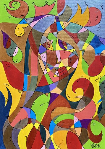 Portrait von Veronika Sarma, Malerei kaufen auf Singulart