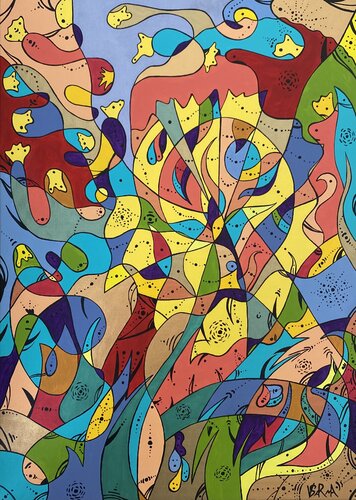 Narcissus van Veronika Sarma, Schilderij te koop op Singulart