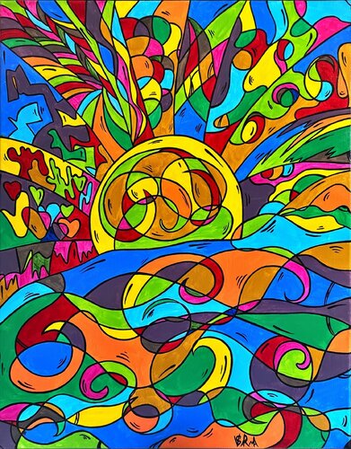 Sunset by Veronika Sarma, Painting for Sale on Singulart