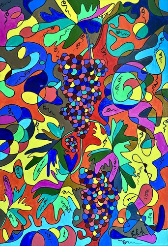 Grape by Veronika Sarma, Painting for Sale on Singulart