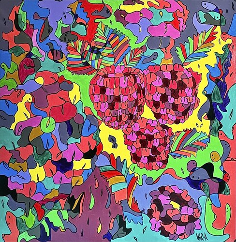 Raspberry by Veronika Sarma, Painting for Sale on Singulart