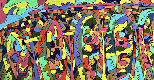 Viaduct by Veronika Sarma, 絵画 for Sale on Singulart