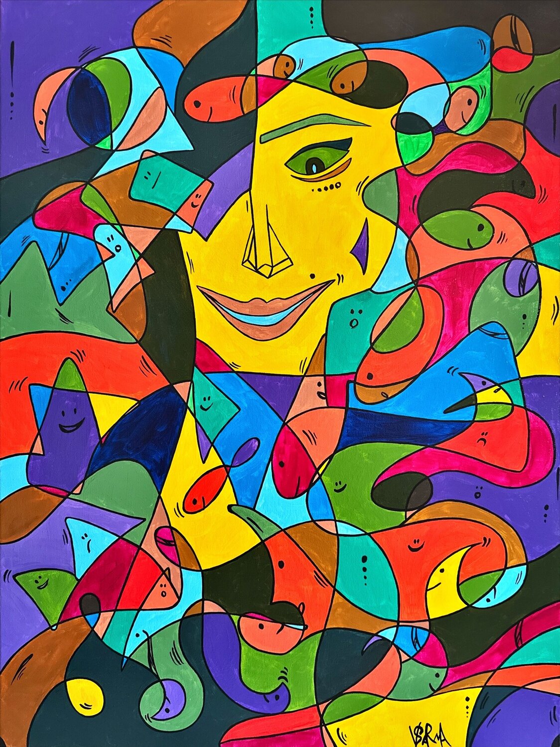Artist-Joker Veronika Sarma Original painting for sale