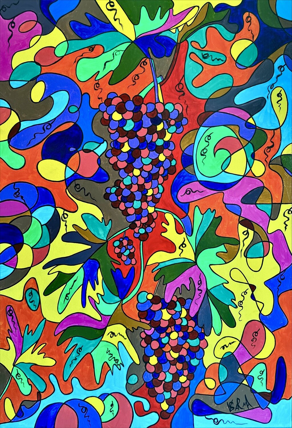 Grape Veronika Sarma Original painting for sale