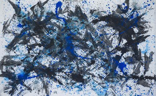 Blue Street van Alba Falqués, Schilderij te koop op Singulart