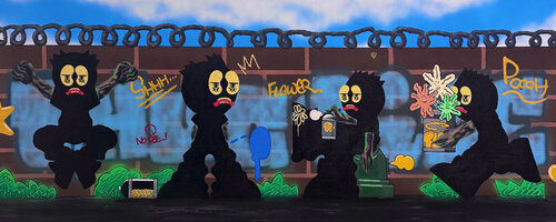 Thug Life by Hwichan Ko, 회화 for Sale on Singulart