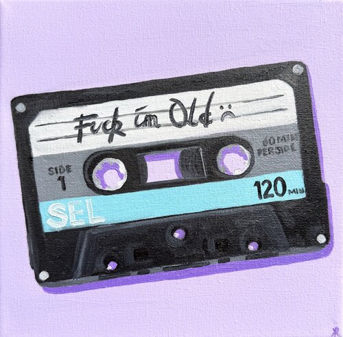 Cassette Tape Nostalgia 7 von Kate Revill, Malerei kaufen auf Singulart
