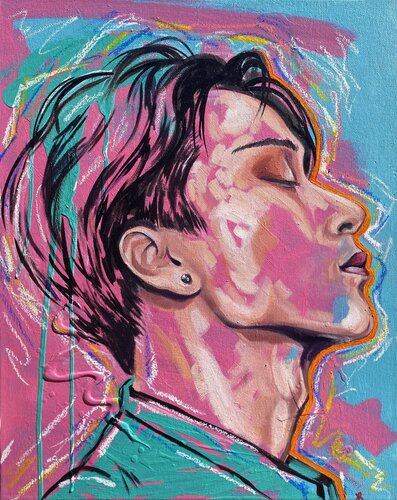 Don't Judge a Book by its Cover van Kate Revill, Schilderij te koop op Singulart