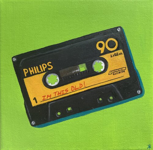 Cassette Tape Nostalgia 4 di Kate Revill, Pittura in vendita su Singulart
