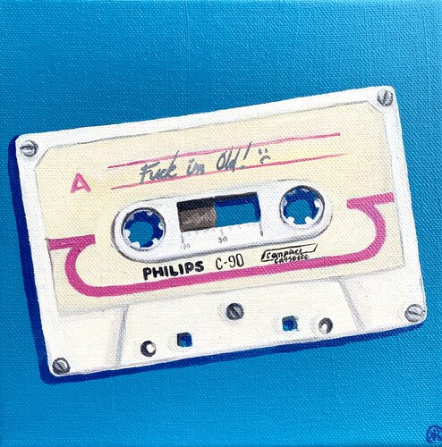 Cassette Tape Nostalgia 5 von Kate Revill, Malerei kaufen auf Singulart