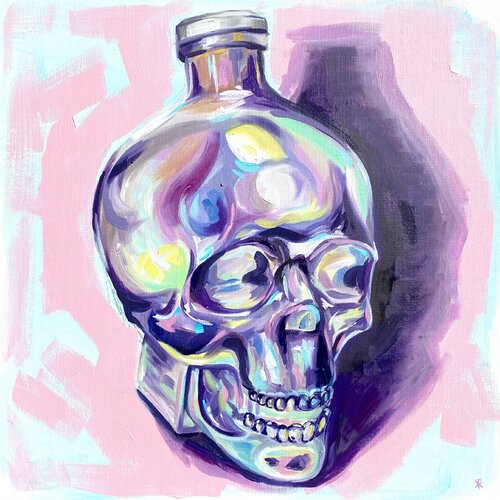Crystal Skull Study #1 by Kate Revill, Painting for Sale on Singulart
