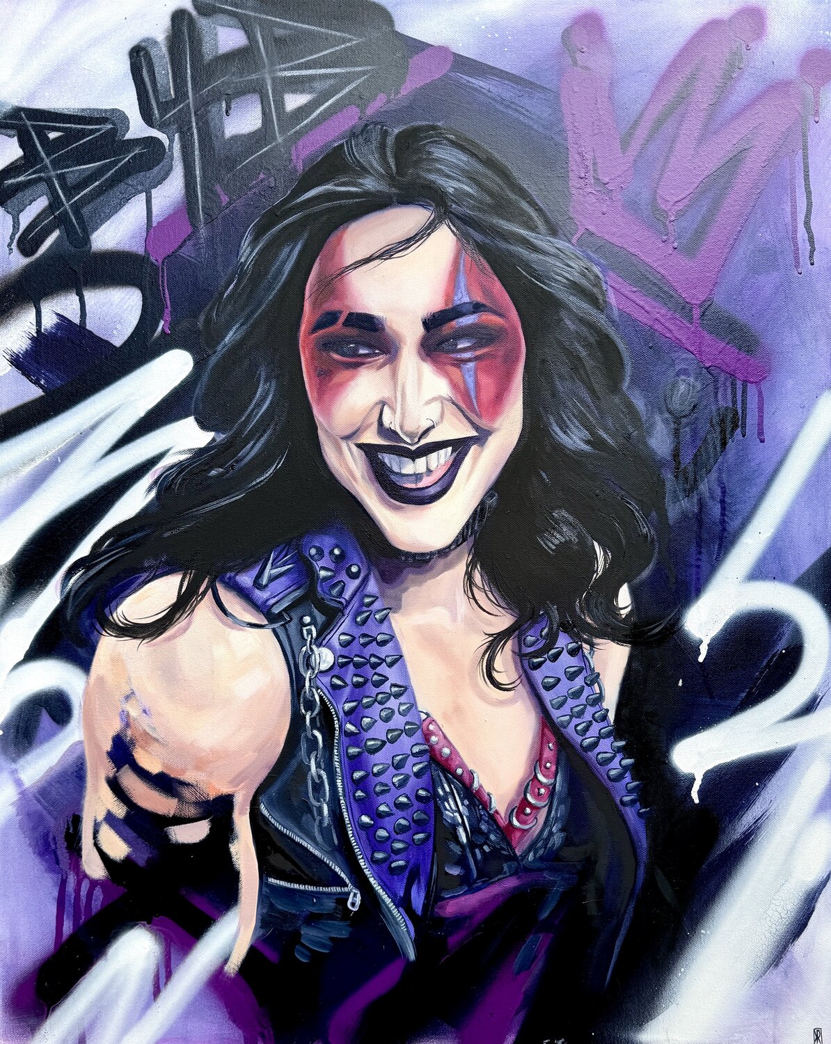 The Eradicator Kate Revill Dipinto originale in vendita