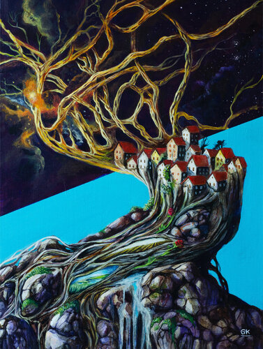 Crossing von Gosia Karski, Malerei kaufen auf Singulart