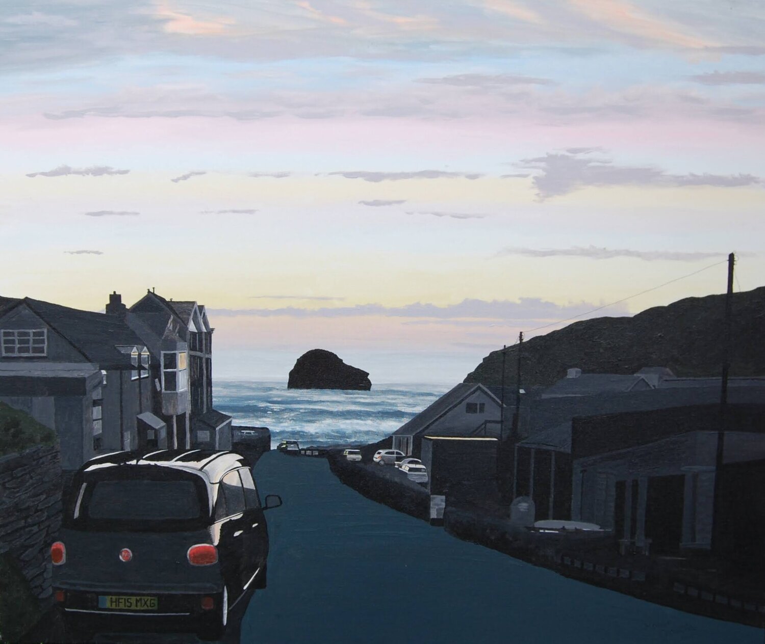Trebarwith Strand at dusk, Cornwall Robert Crowther