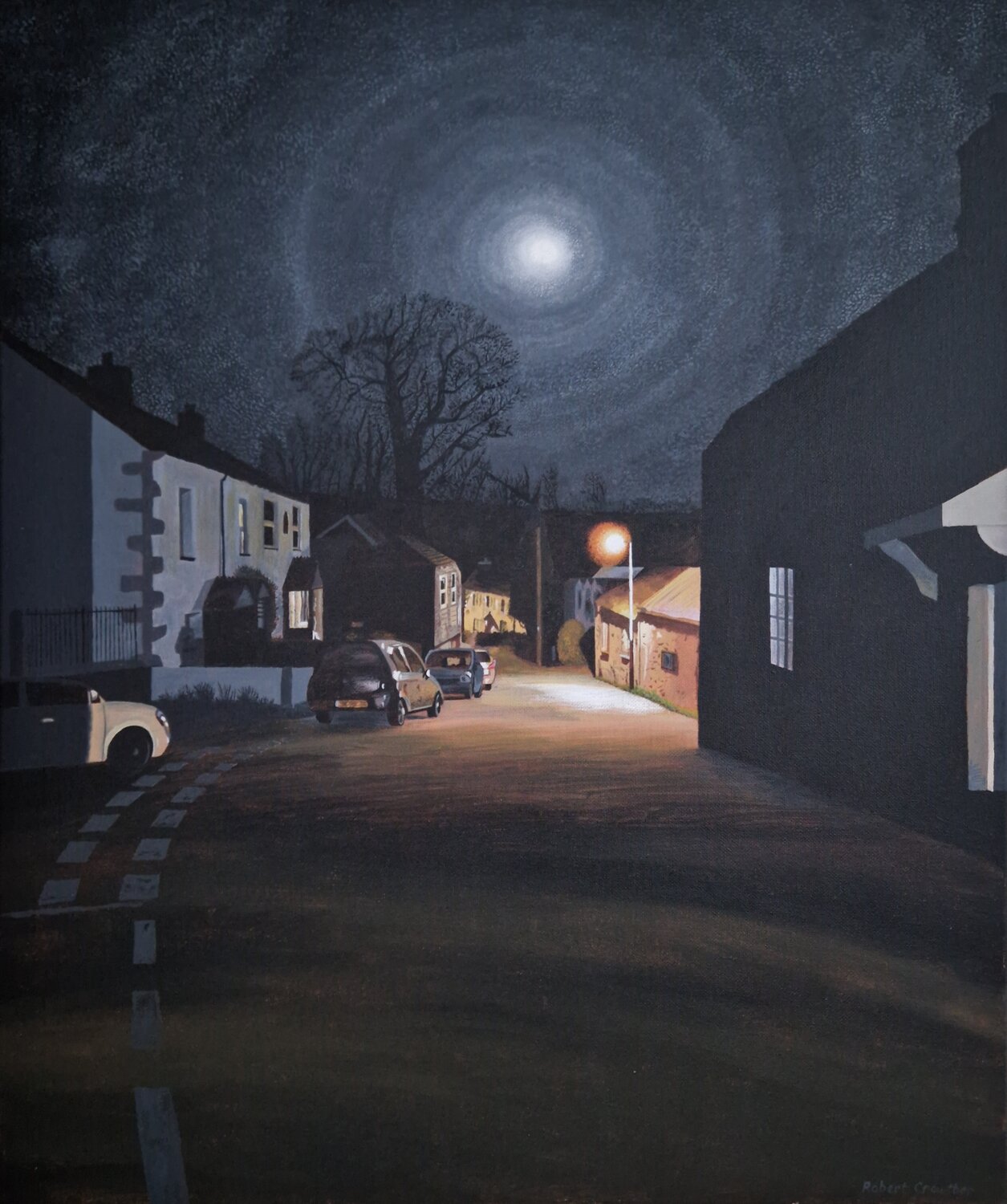 Moonlit North Hill Robert Crowther