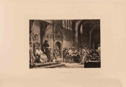 Les Deux Foscari van Charles-Jean-Louis Courtry, Afdruk te koop op Singulart