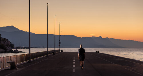 Split - photograph on Hahnemühle Photo Rag® Metallic 340 gsm with high-gloss metallic finish von renata poljak, Fotografie kaufen auf Singulart