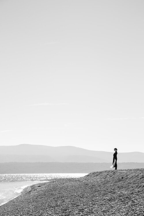 Partenza, photograph on Hahnemühle Photo Rag® Metallic 340 gsm · high-gloss metallic finish renata poljak