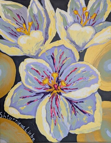 Flowers after Winter von Liudmila Shturnieva, Malerei kaufen auf Singulart