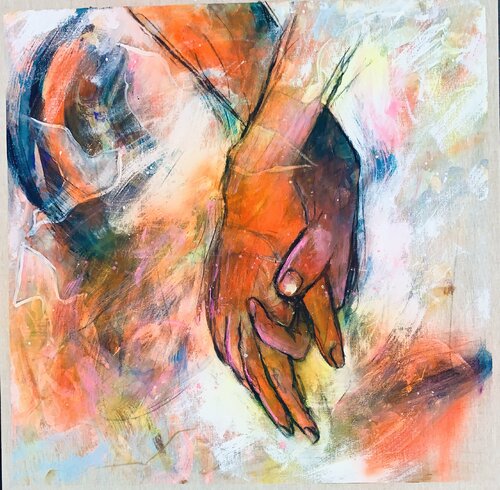 “CONTIGO” van Diana Herrera, Schilderij te koop op Singulart