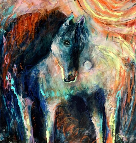 "TODAVIA ESTOY AQUI" von Diana Herrera, Malerei kaufen auf Singulart