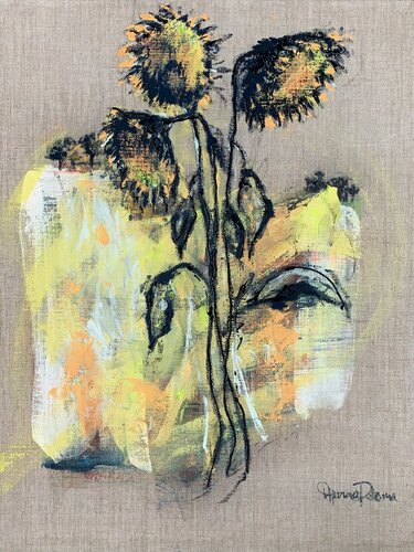 Tierra Girasoles van Diana Herrera, Schilderij te koop op Singulart