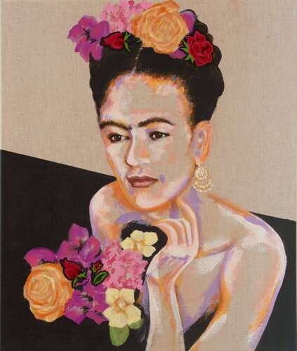 "FLORES Y SOMBRAS I" van Diana Herrera, Schilderij te koop op Singulart