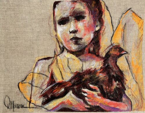 ABRAZANDO  VIDA van Diana Herrera, Schilderij te koop op Singulart