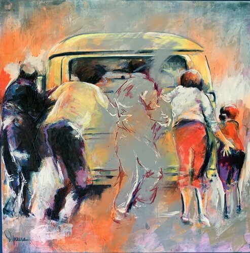 “SUNSHINE” van Diana Herrera, Schilderij te koop op Singulart