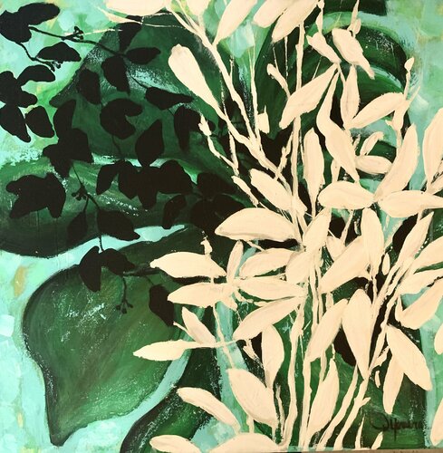 "VEGETACION ALEATORIA I " van Diana Herrera, Schilderij te koop op Singulart