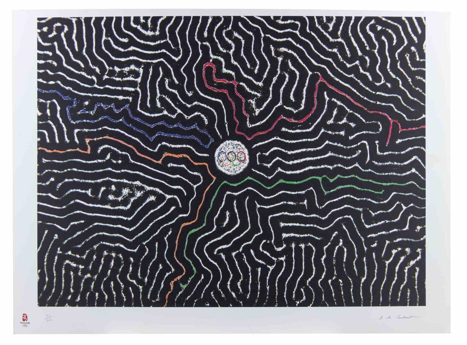Epicentre-Olympic Games Beijing 2008 Alexander de Cadenet Print for sale