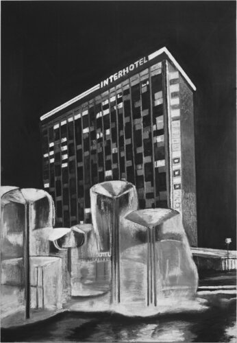 Interhotel di Karen Koschnick, Pittura in vendita su Singulart