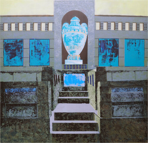 Becker - Bühne von Karen Koschnick, Druck kaufen auf Singulart