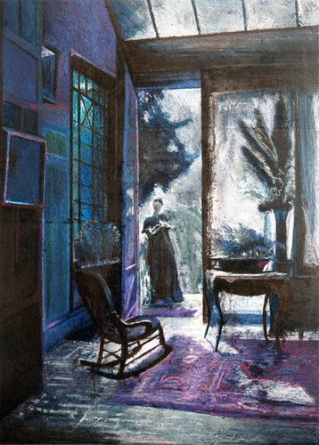 Interieur di Karen Koschnick, Pittura in vendita su Singulart