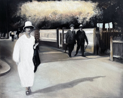 Sonntagsspaziergang by Karen Koschnick, Painting for Sale on Singulart