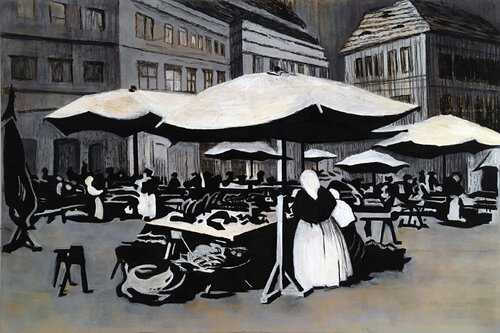 Obstmarkt di Karen Koschnick, Altri media in vendita su Singulart