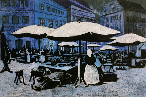 Obstmarkt II di Karen Koschnick, Altri media in vendita su Singulart