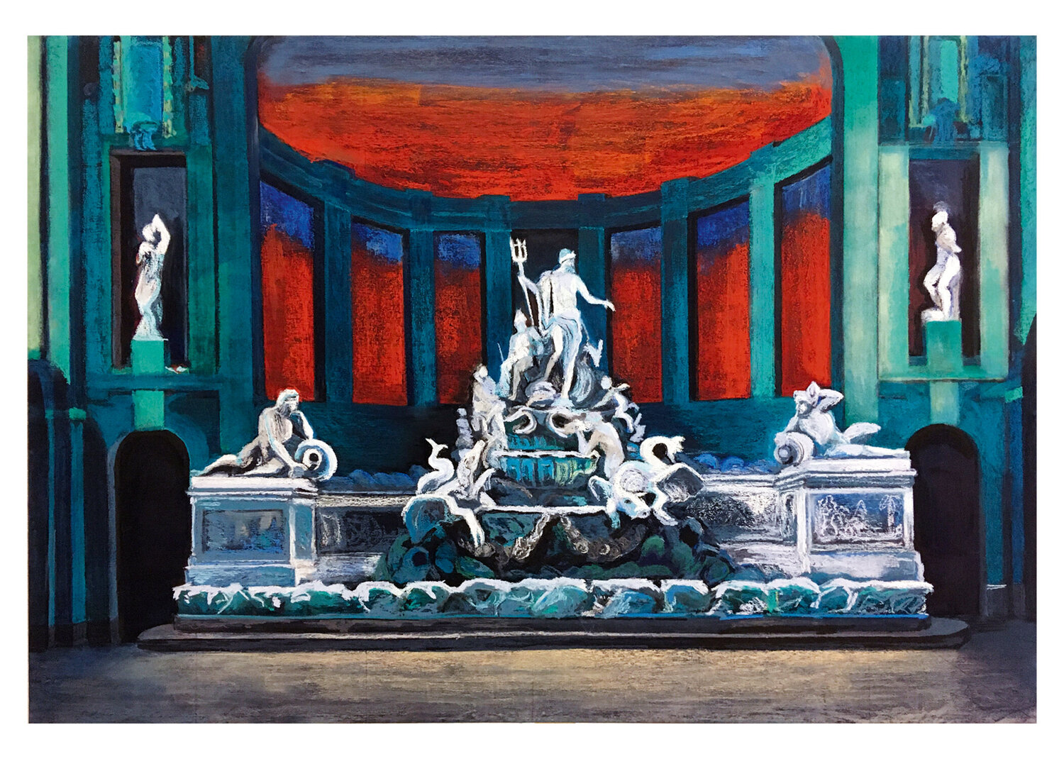 Neptunbrunnen Karen Koschnick