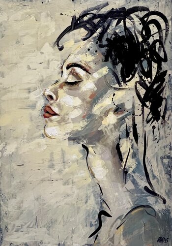 Serenity clash by Annika Dzerve, Painting for Sale on Singulart