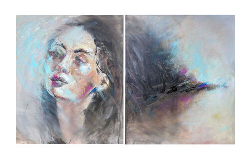 Latent heat van Annika Dzerve, Schilderij te koop op Singulart