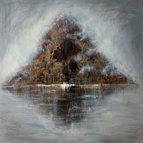 Riflessi latenti by Annika Dzerve, Painting for Sale on Singulart