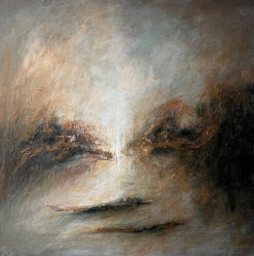 In- contro luce 2 by Annika Dzerve, Painting for Sale on Singulart