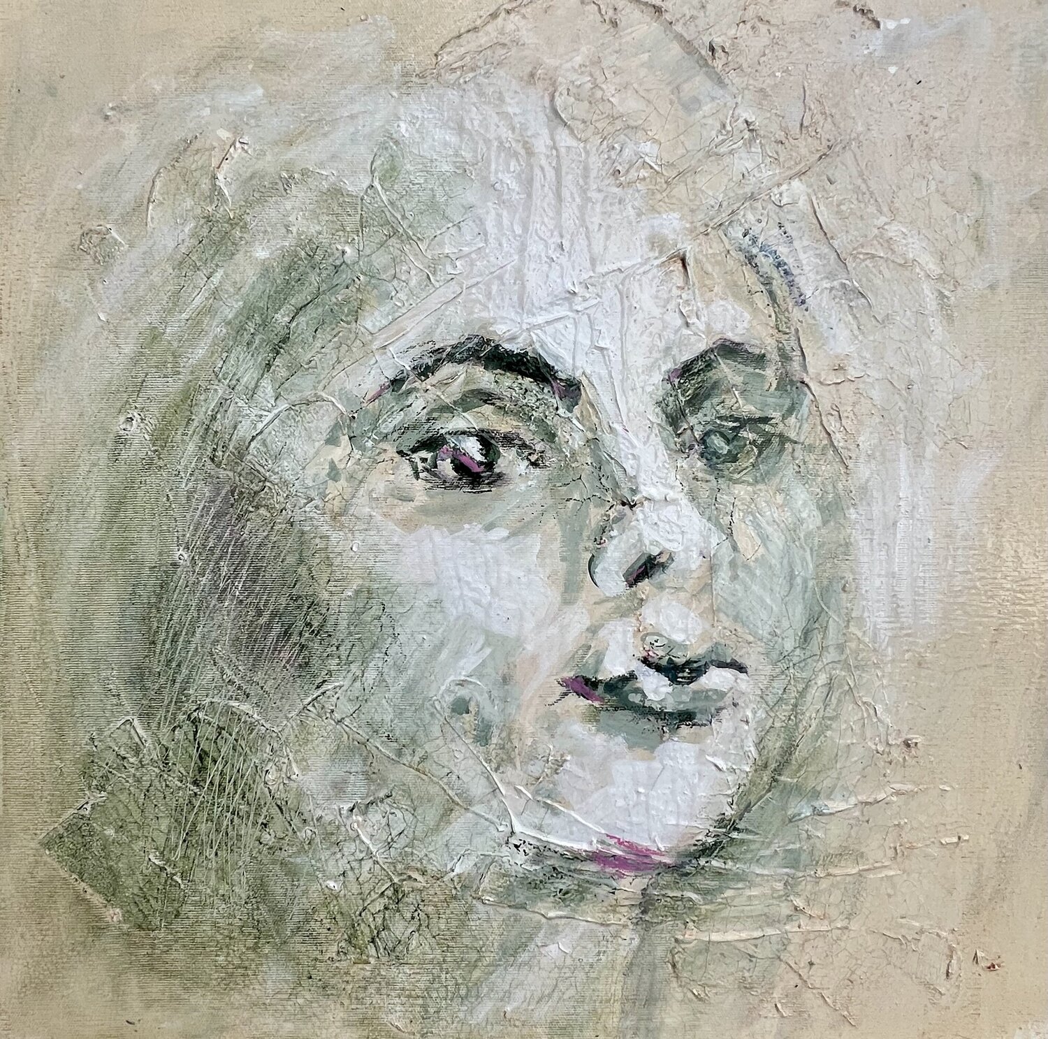 White dream Annika Dzerve Peinture originale à vendre