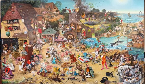 '' JR-Bregheul-2021 '' von jacques RESCH, Malerei kaufen auf Singulart