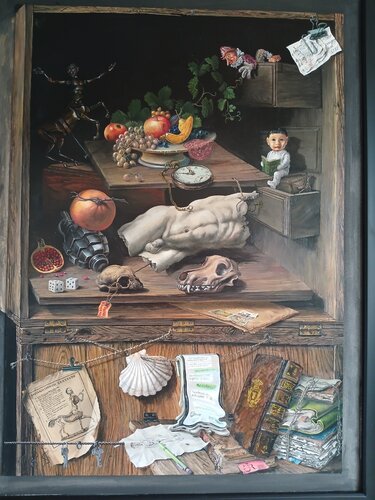 255 - DÉRIVECARAVAGANESQUE van jacques RESCH, Schilderij te koop op Singulart