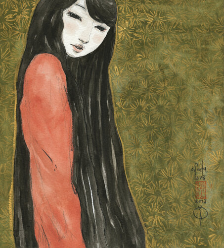 Otome  "Pure girl" 2678-0045 van O Souske, Werk op papier te koop op Singulart