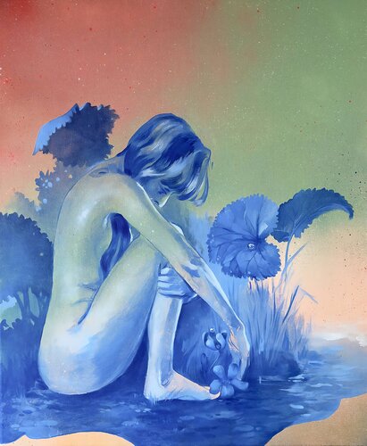 UNKNOWN di Dariia Tsenzeria, Pittura in vendita su Singulart